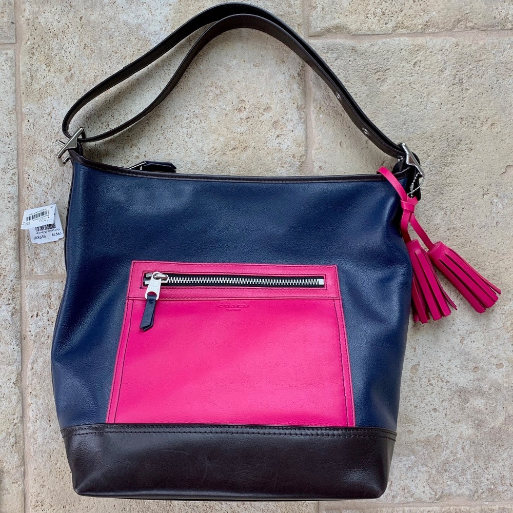 COACH Legacy Colorblock Leather Duffel 19979
